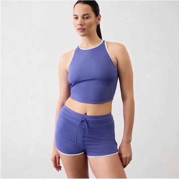 Athleta Seabreeze Crop Tankini A-C NWT MEDIUM - Picture 3 of 6